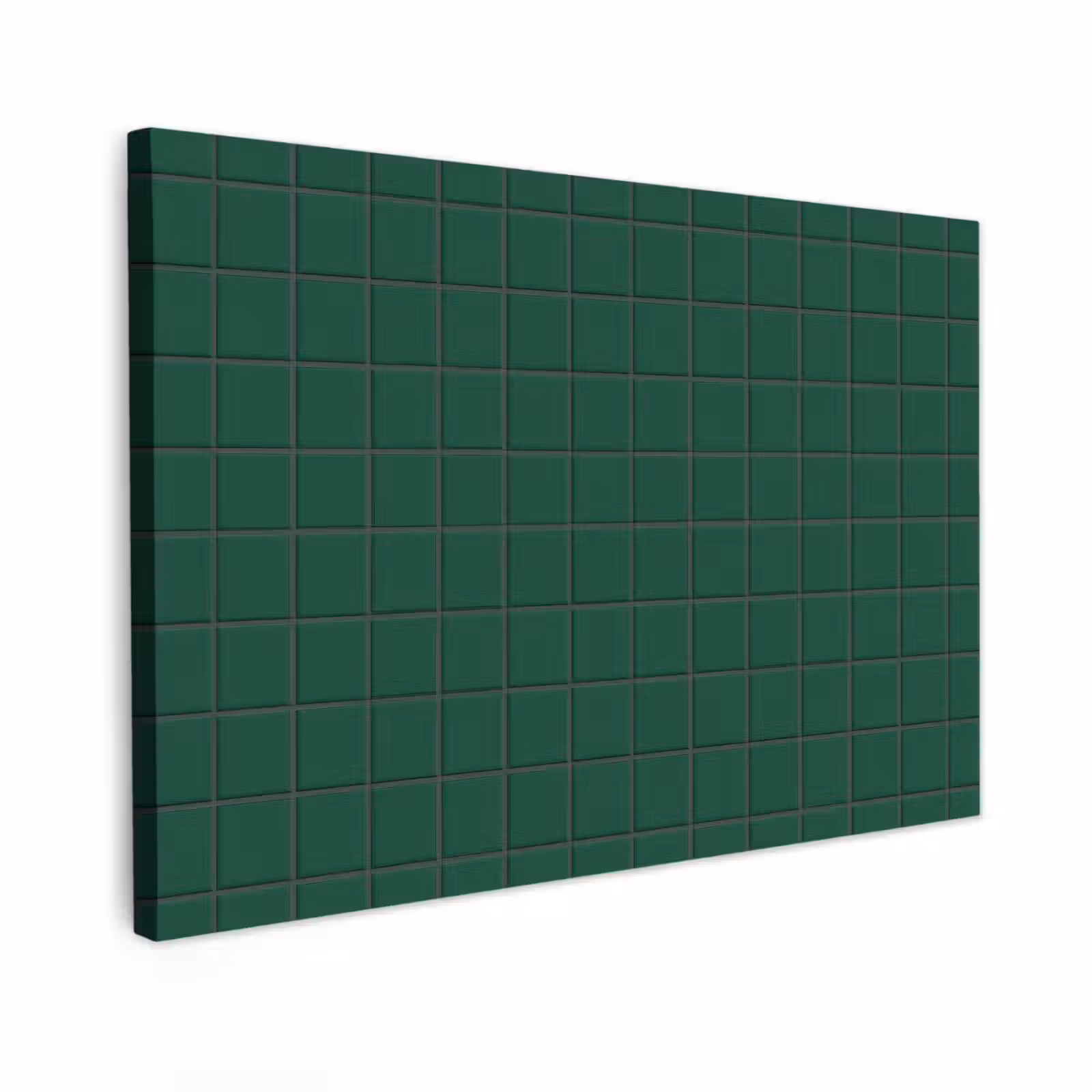 Buiten canvas - Patroon - Tegels - Dennen - Groen — 1