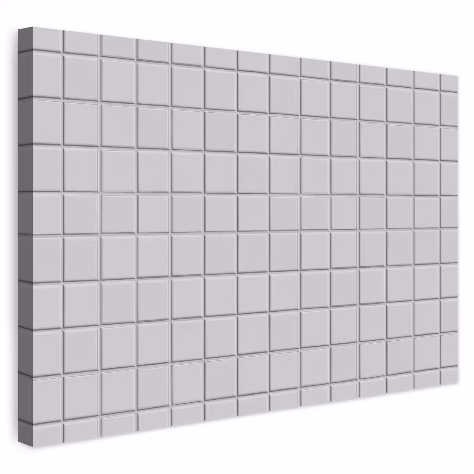 Buiten canvas - Patroon - Tegels - Licht - Grijs — 1