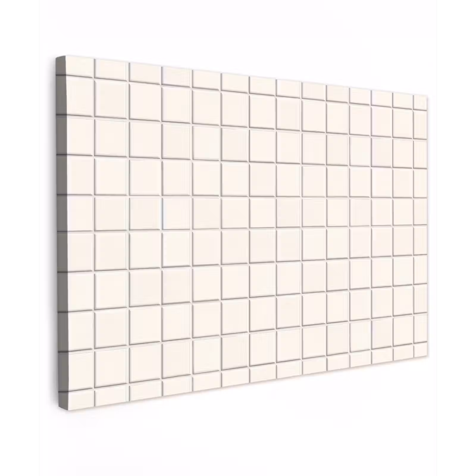 Buiten canvas - Patroon - Tegels - Wit — 1