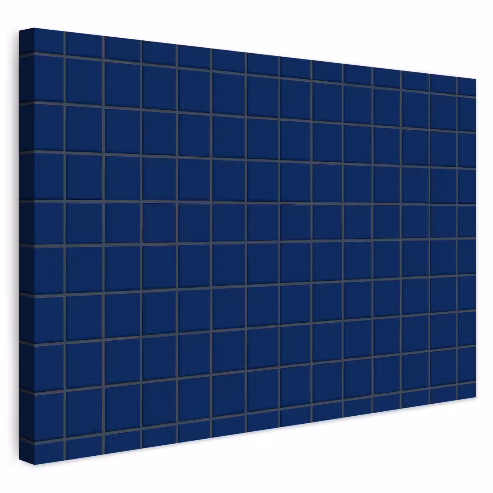 Buiten canvas - Tegel - Patroon - Blauw — 1