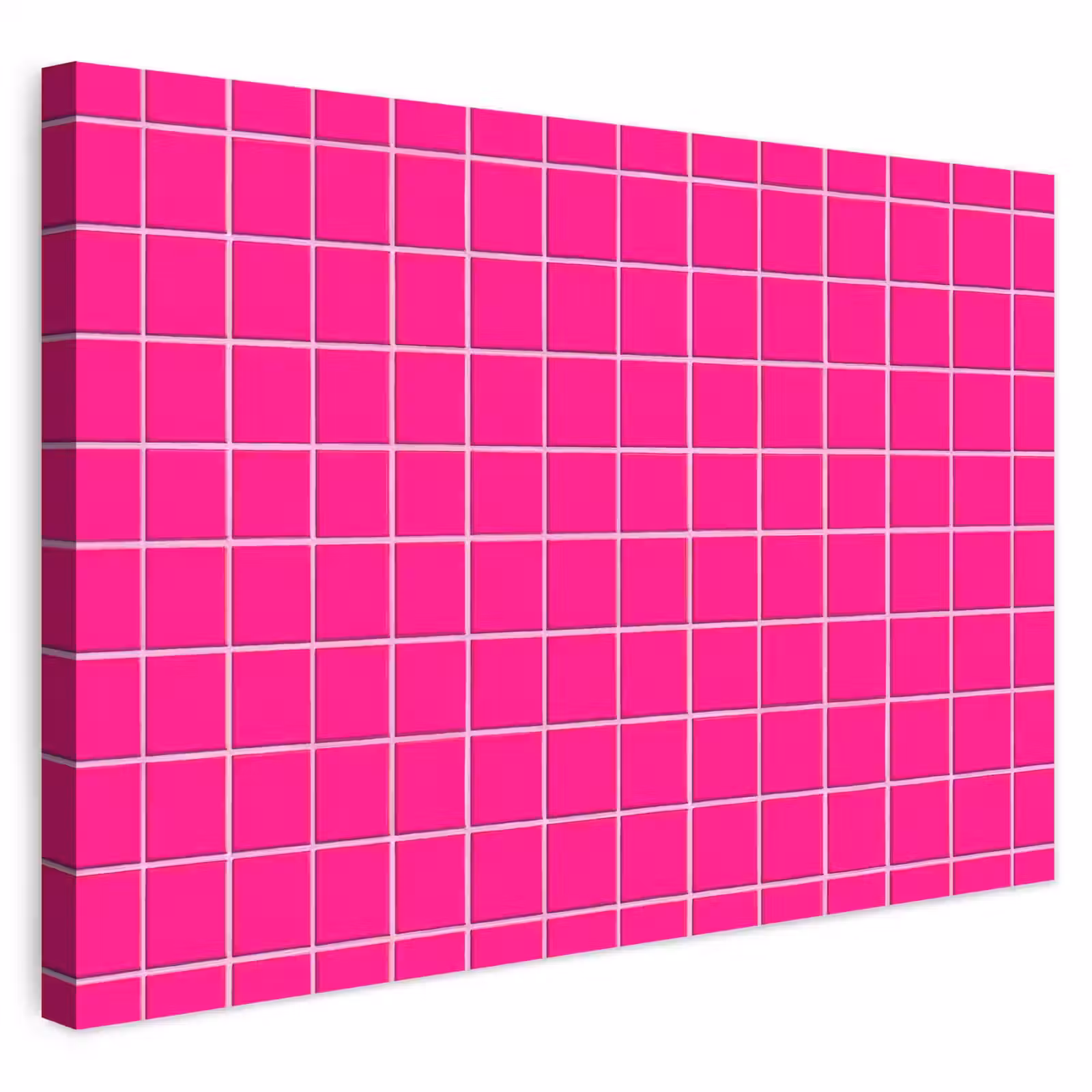 Buiten canvas - Tegels - Vierkant - Fuchsia — 1