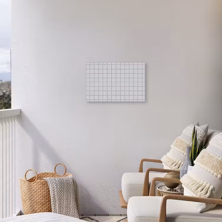 Buiten canvas - Patroon - Tegels - Licht - Grijs — 4