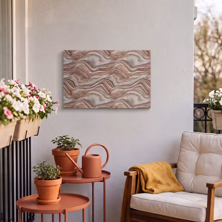 Buiten canvas - Patroon - Zandsteen - Travertijn — 4