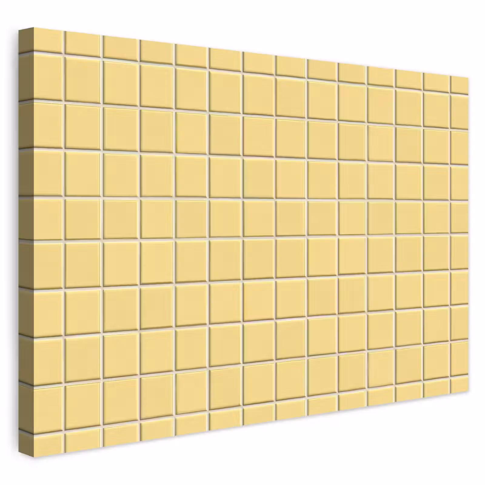 Buiten canvas - Patroon - Tegels - Geel — 1