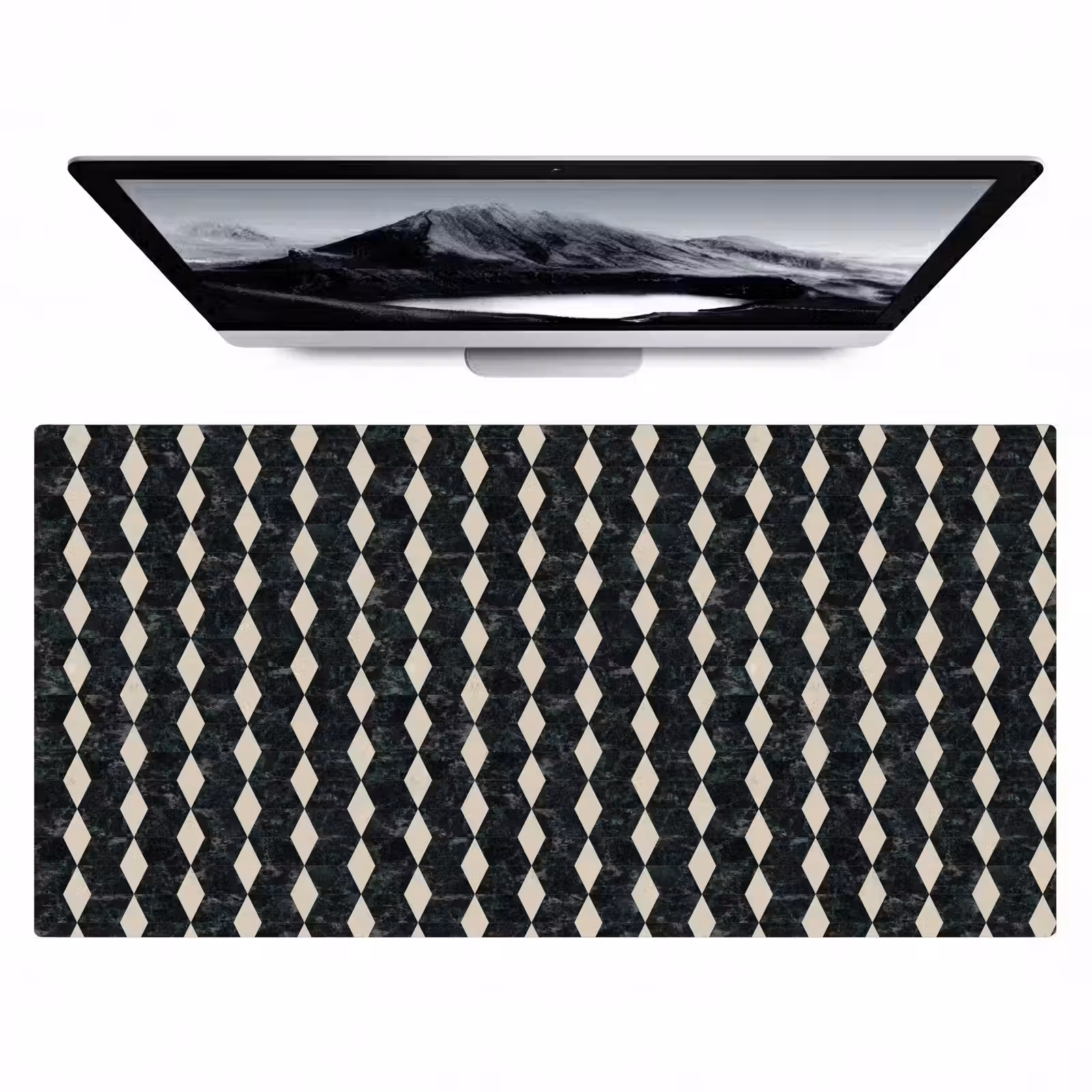 Bureau onderlegger - Geometrisch - Patroon - Marmer - Groen — 1