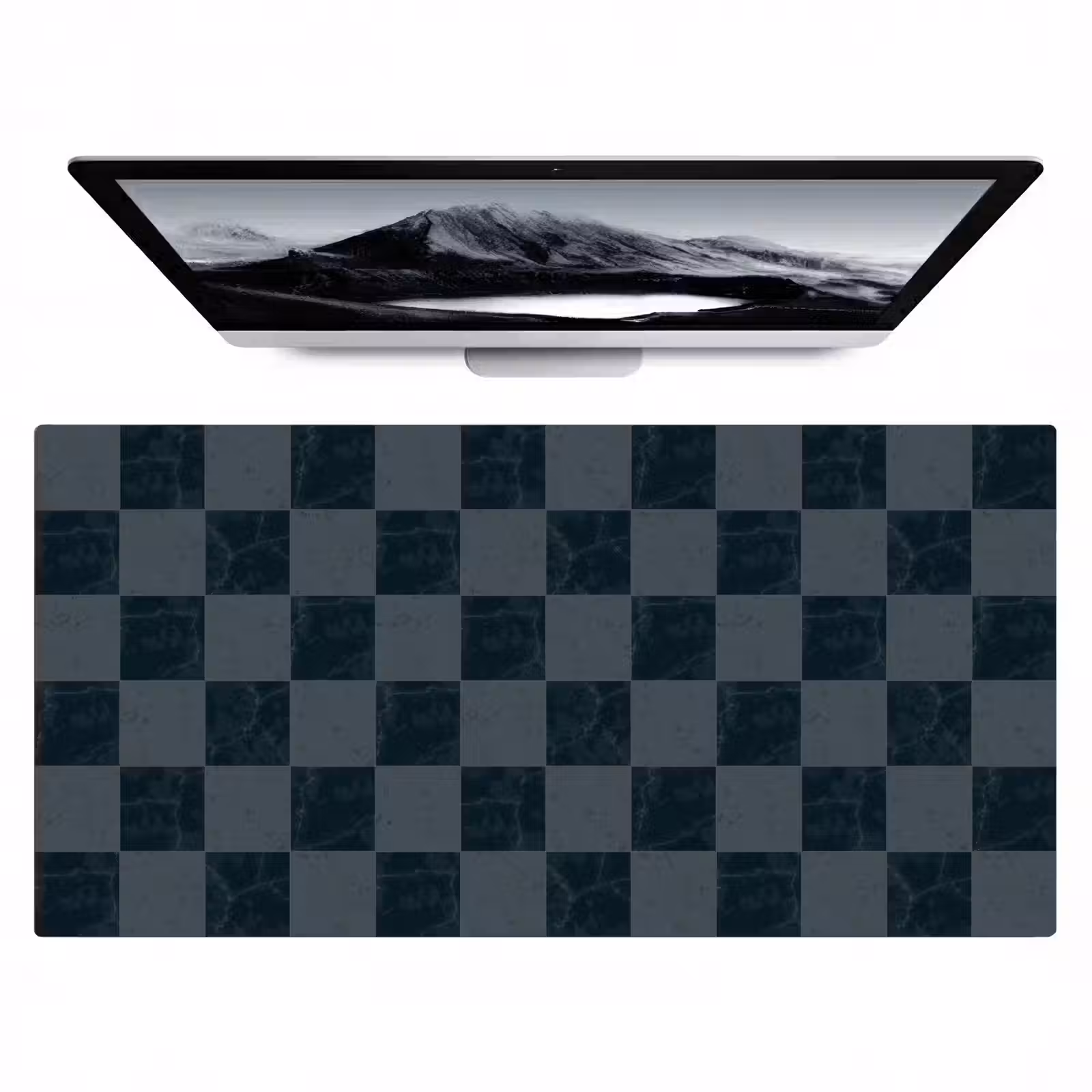 Bureau onderlegger - Marmer - Patroon - Antraciet — 1