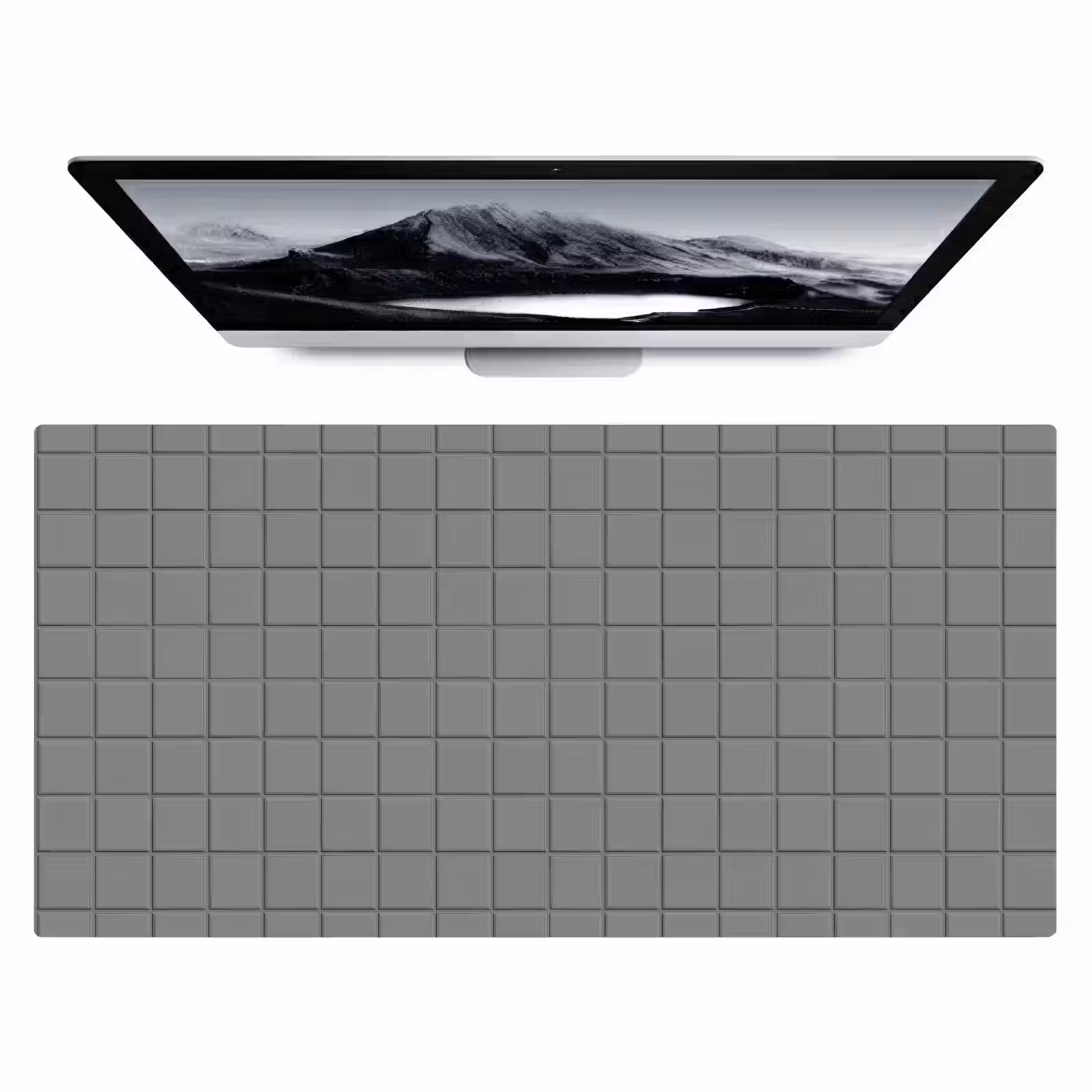 Bureau onderlegger - Modern - Patroon - Grijs — 1