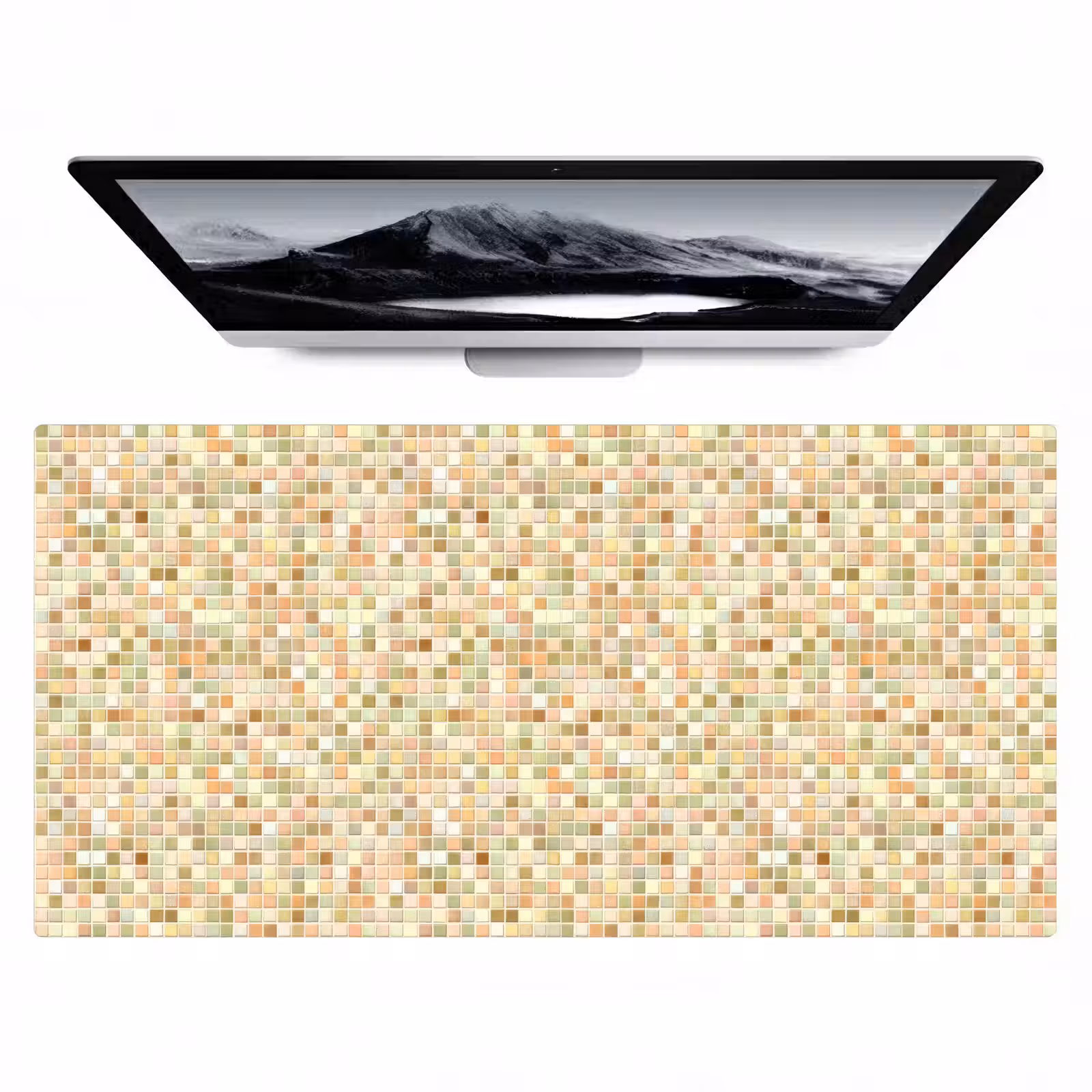 Bureau onderlegger - Mozaïek - Patroon - Terracotta — 1
