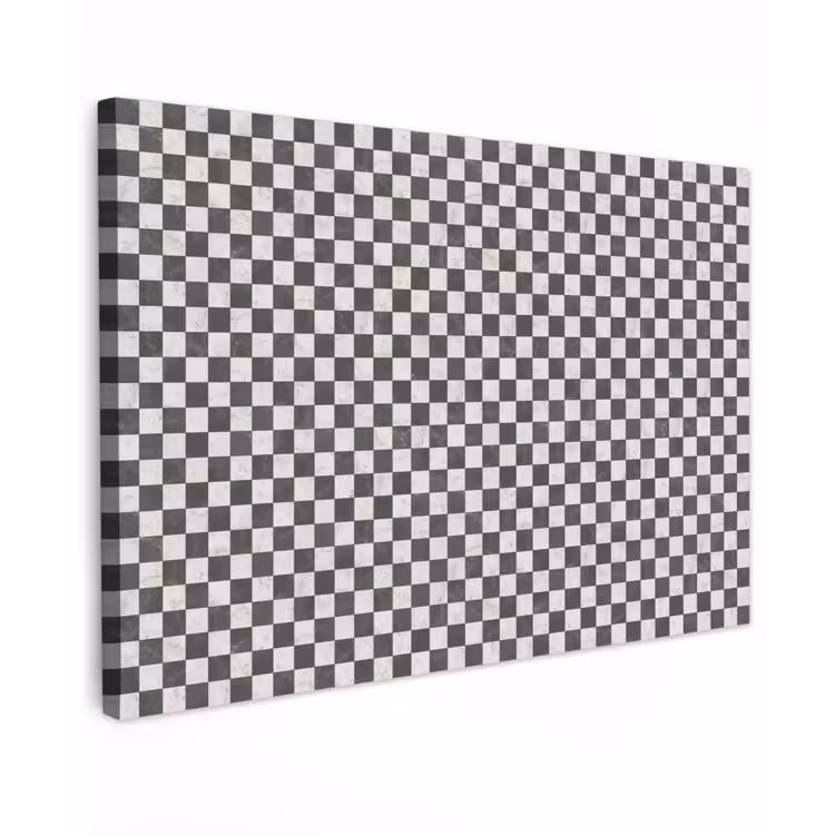 Buiten canvas - Marmer - Patroon - Grijs — 1