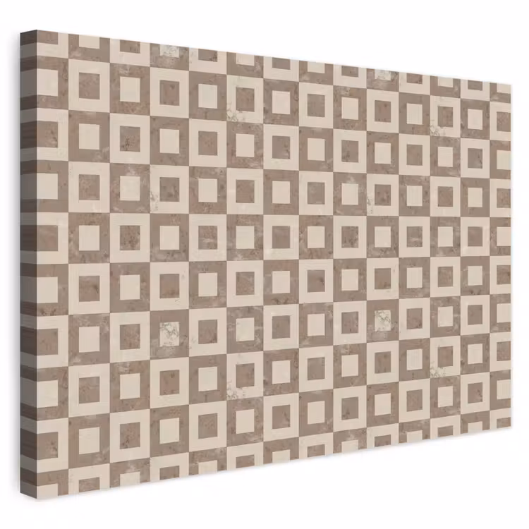 Buiten canvas - Patroon - Marmer - Beige — 1
