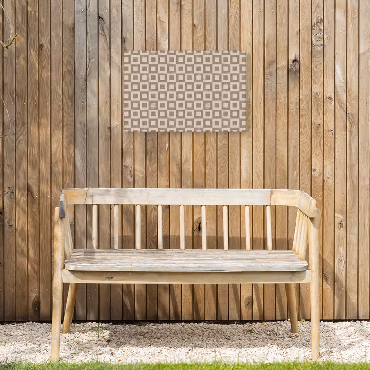 Buiten canvas - Patroon - Marmer - Beige — 3