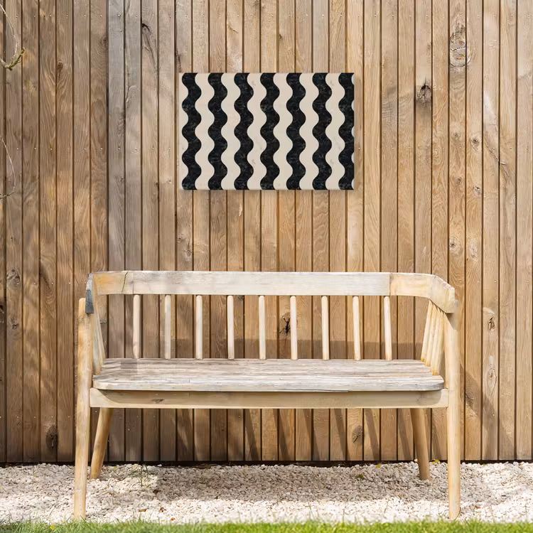 Buiten canvas - Patroon - Marmer - Groen - Cremé — 3