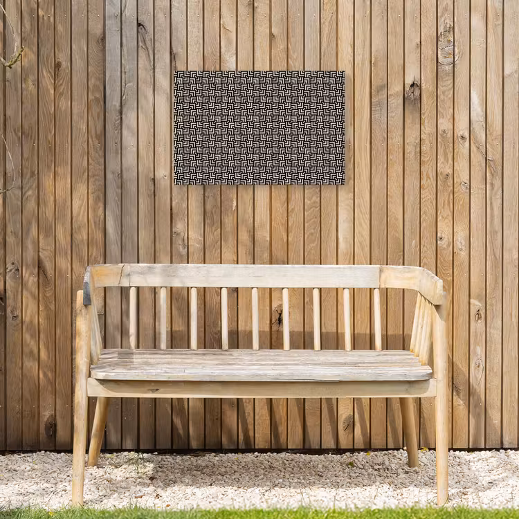 Buiten canvas - Patroon - Marmer - Zwart — 3