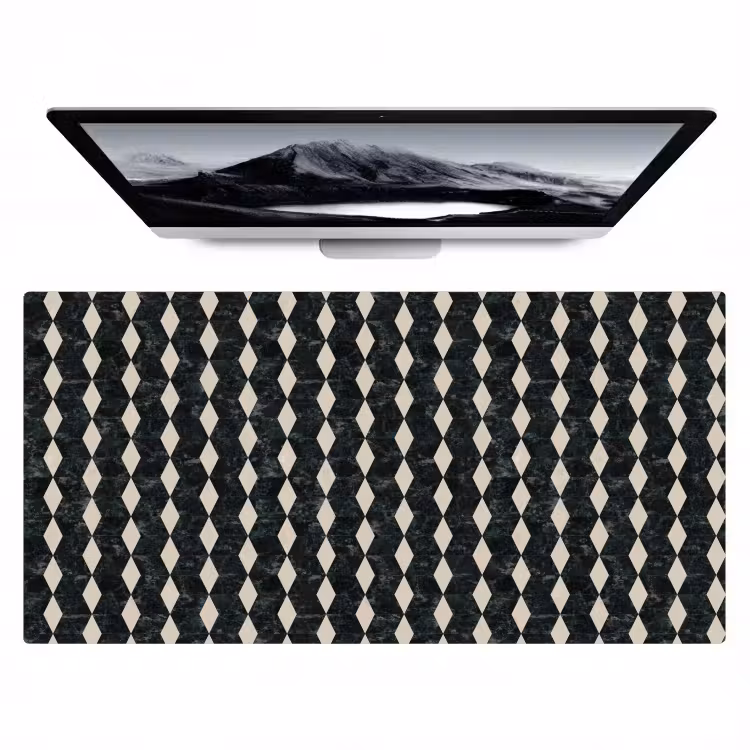 Bureau onderlegger - Geometrisch - Patroon - Marmer - Groen — 1