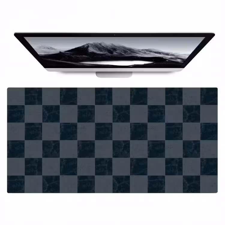 Bureau onderlegger - Marmer - Patroon - Antraciet — 1