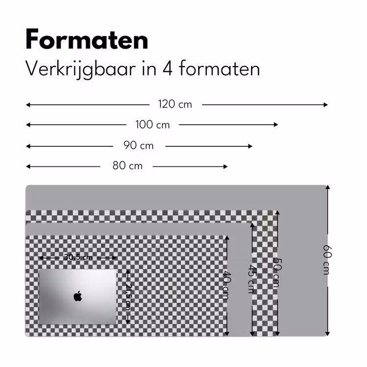 Bureau onderlegger - Marmer - Patroon - Grijs — 8