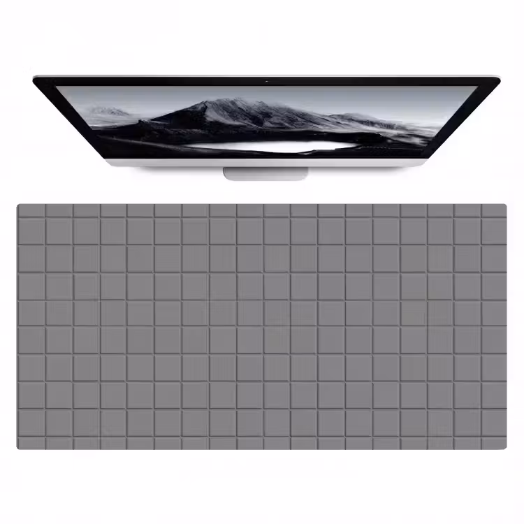 Bureau onderlegger - Modern - Patroon - Grijs — 1