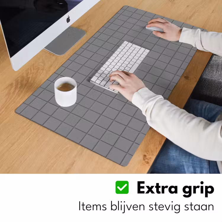 Bureau onderlegger - Modern - Patroon - Grijs — 6