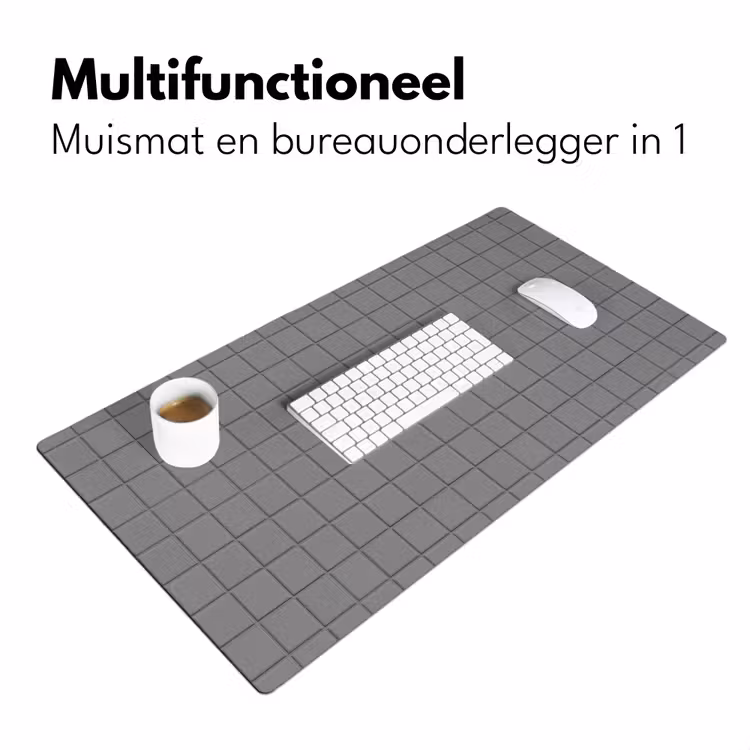 Bureau onderlegger - Modern - Patroon - Grijs — 7
