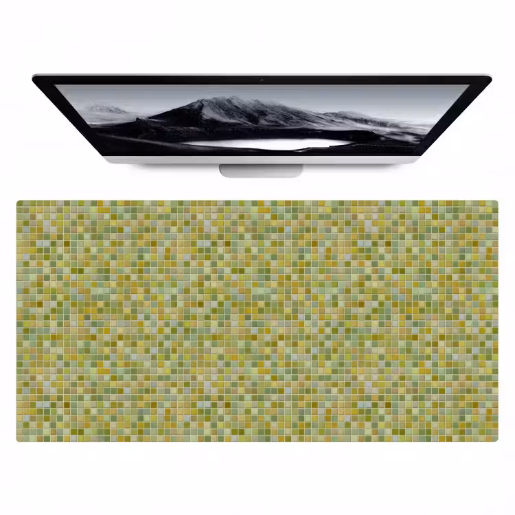 Bureau onderlegger - Mozaïek - Patroon - Groen — 1