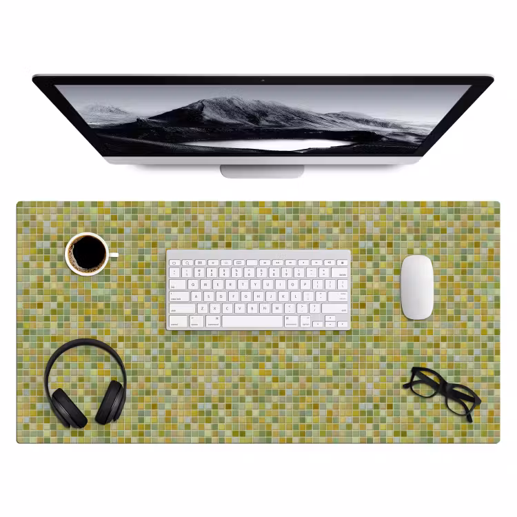 Bureau onderlegger - Mozaïek - Patroon - Groen — 4