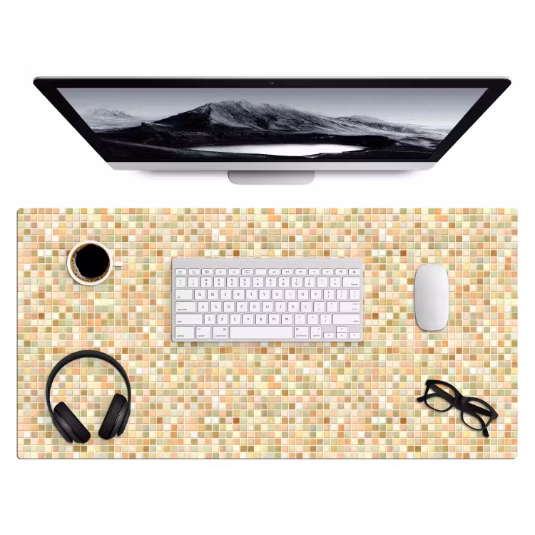 Bureau onderlegger - Mozaïek - Patroon - Terracotta — 4