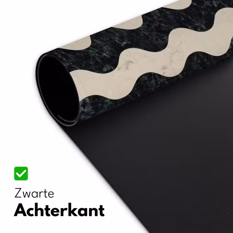 Bureau onderlegger - Patroon - Marmer - Groen - Cremé — 5