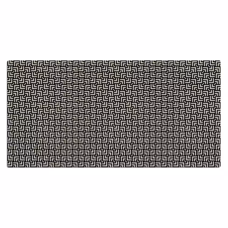 Bureau onderlegger - Patroon - Marmer - Zwart — 2