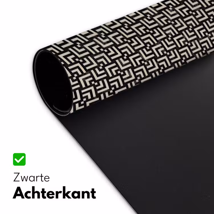 Bureau onderlegger - Patroon - Marmer - Zwart — 5