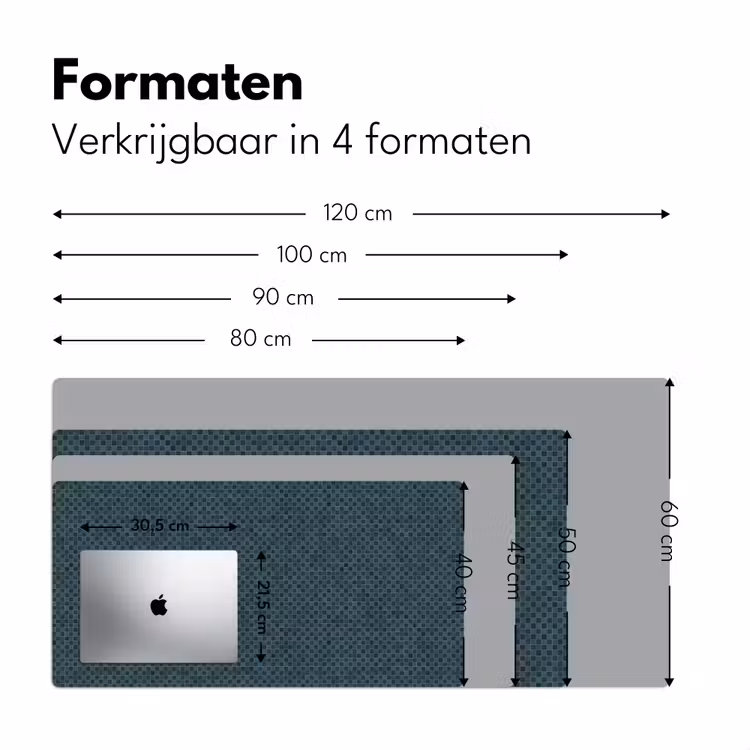 Bureau onderlegger - Patroon - Mozaïek - Groen — 8