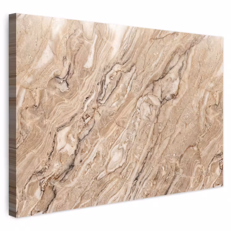 Buiten canvas - Textuur - Aders - Abstract - Modern - Beige — 1