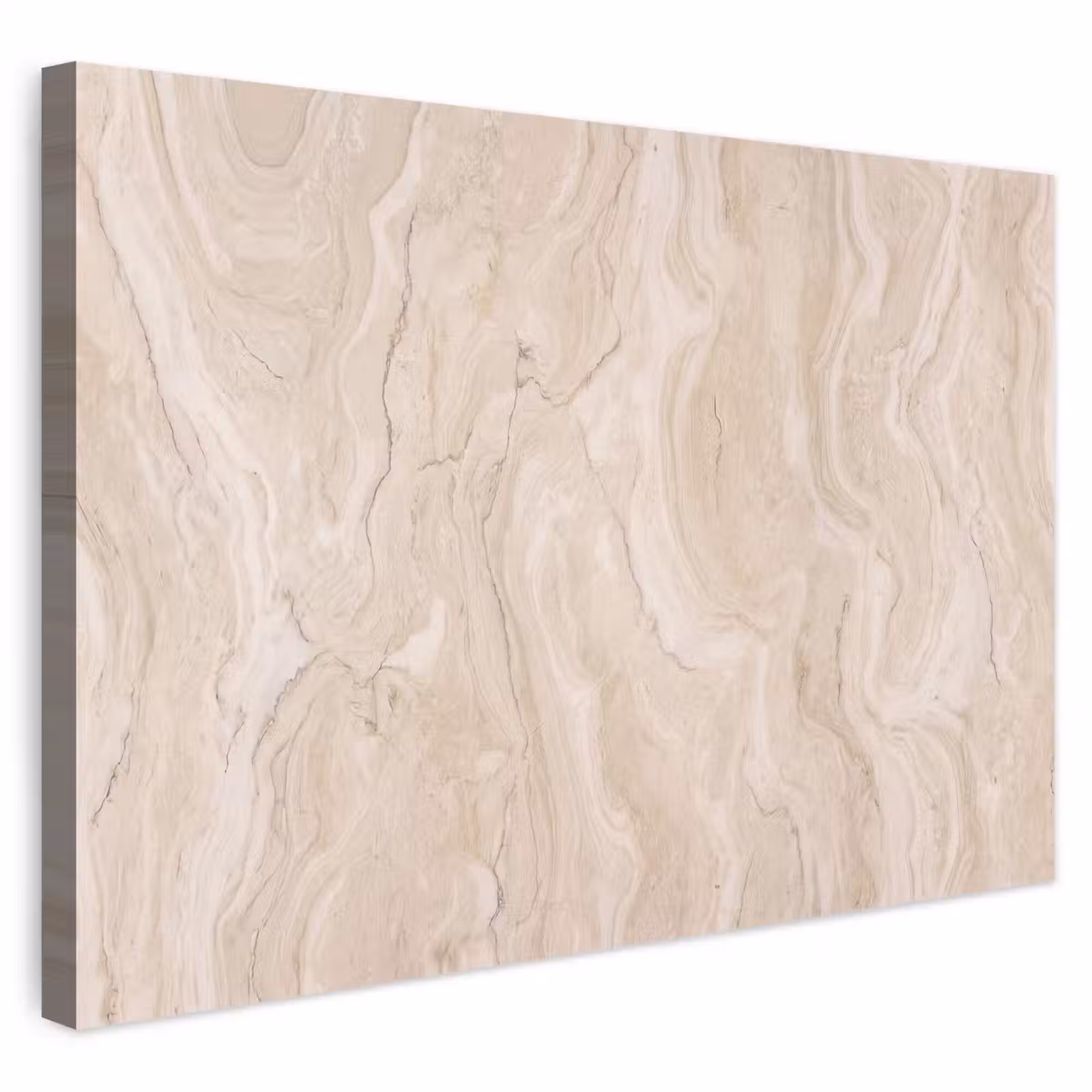 Buiten canvas - Marmer - Patroon - Beige - Steen - Abstract — 1