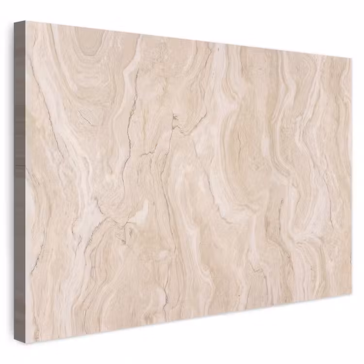 Buiten canvas - Marmer - Patroon - Beige - Steen - Abstract — 1