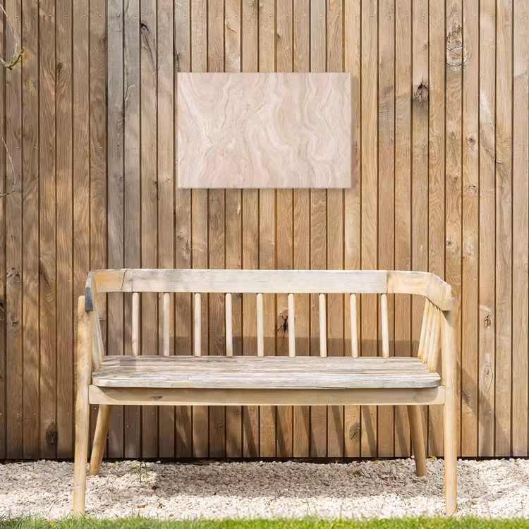 Buiten canvas - Marmer - Patroon - Beige - Steen - Abstract — 3