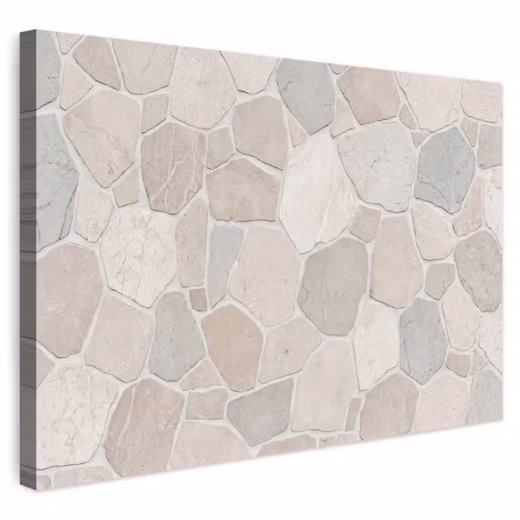 Buiten canvas - Steen - Patroon - Textuur - Beige — 1