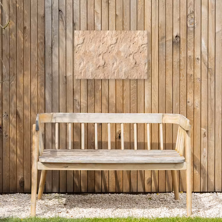 Buiten canvas - Textuur - Steen - Natuur - Beige — 3