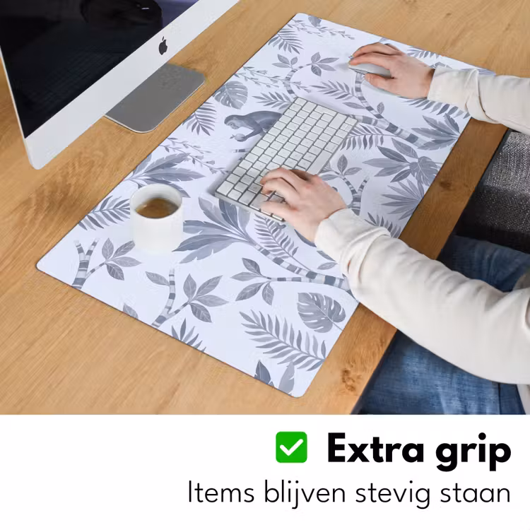 Bureau onderlegger - Aap - Boom - Bladeren - Jungle - Illustratie — 6