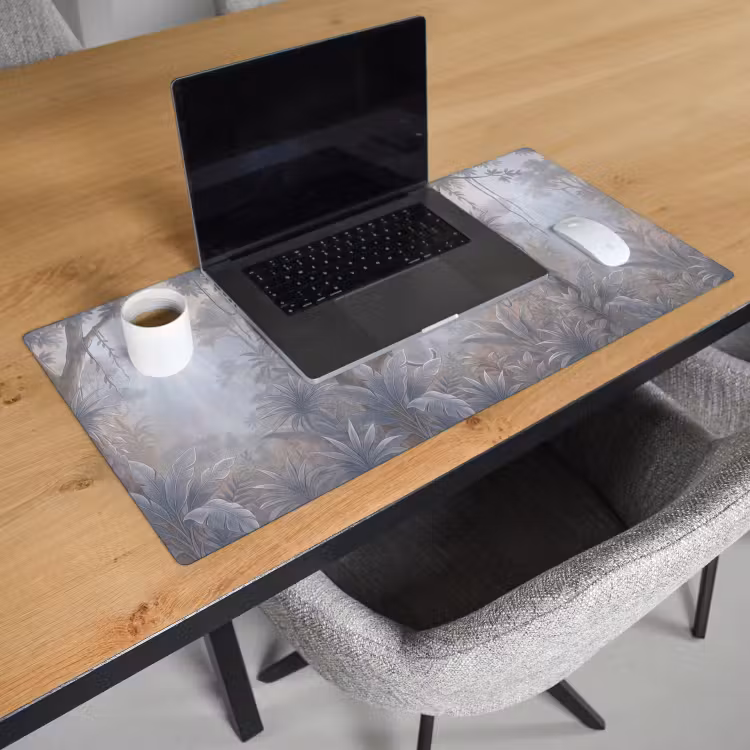 Bureau onderlegger - Aap - Boom - Jungle - Natuur - Grijs — 3