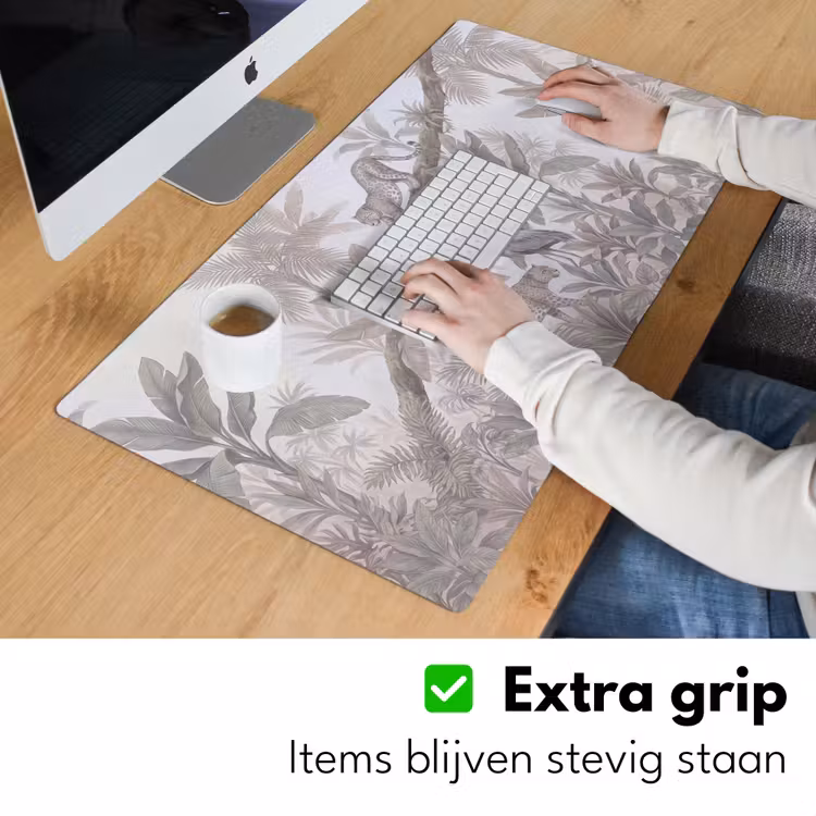 Bureau onderlegger - Kat - Vogel - Jungle - Illustratie - Dieren — 6