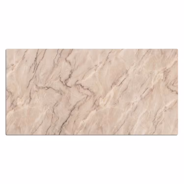 Bureau onderlegger - Marmer - Patroon - Abstract - Modern - Beige — 2