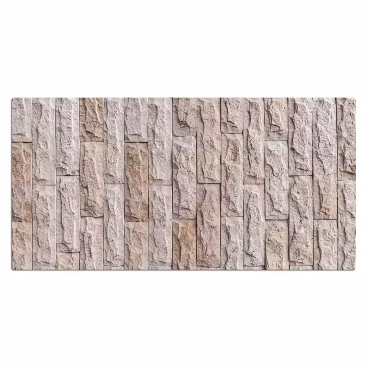 Bureau onderlegger - Muur - Steen - Ruw - Beige - Textuur — 2