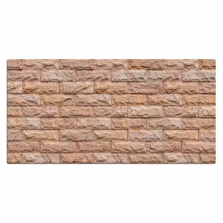 Bureau onderlegger - Muur - Steen - Ruw - Textuur - Beige — 2