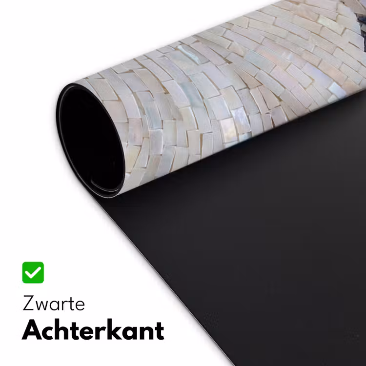 Bureau onderlegger - Bloemen - Mozaïek - Kunst - Modern - Goud — 5