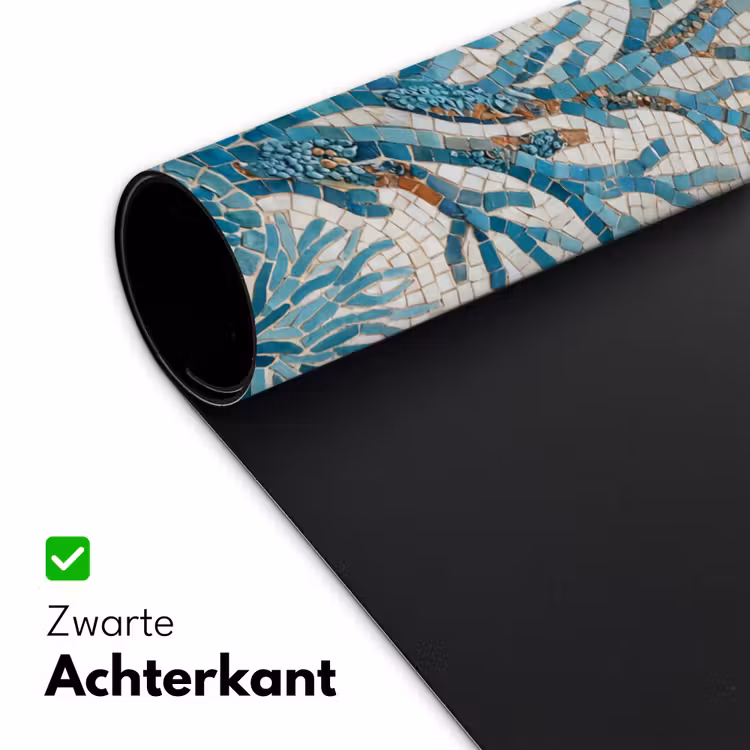 Bureau onderlegger - Dieren - Onderwater - Natuur - Mozaïek - Blauw — 5