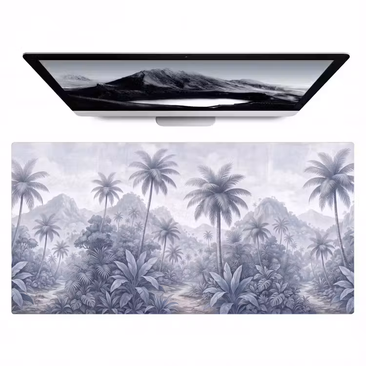 Bureau onderlegger - Natuur - Boom - Tropisch - Landschap - Blauw — 1