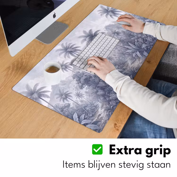 Bureau onderlegger - Natuur - Boom - Tropisch - Landschap - Blauw — 6