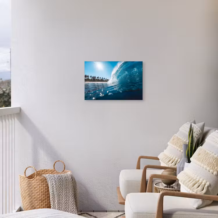 Buiten canvas - Oceaan - Golf - Strand - Natuur - Blauw — 3