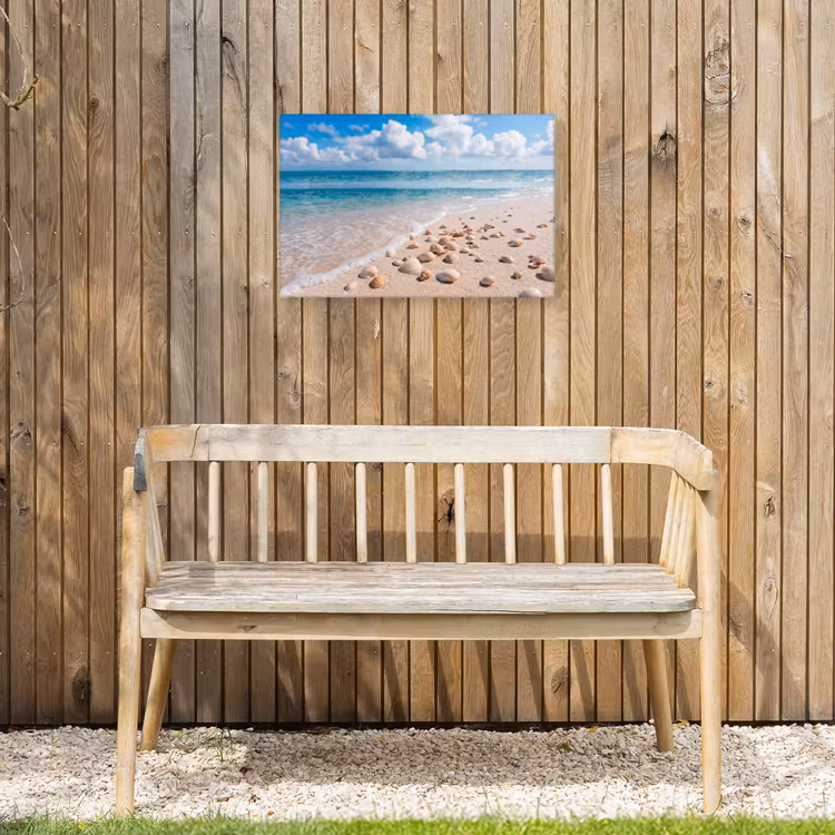 Buiten canvas - Schelpen - Strand - Natuur - Beige — 3