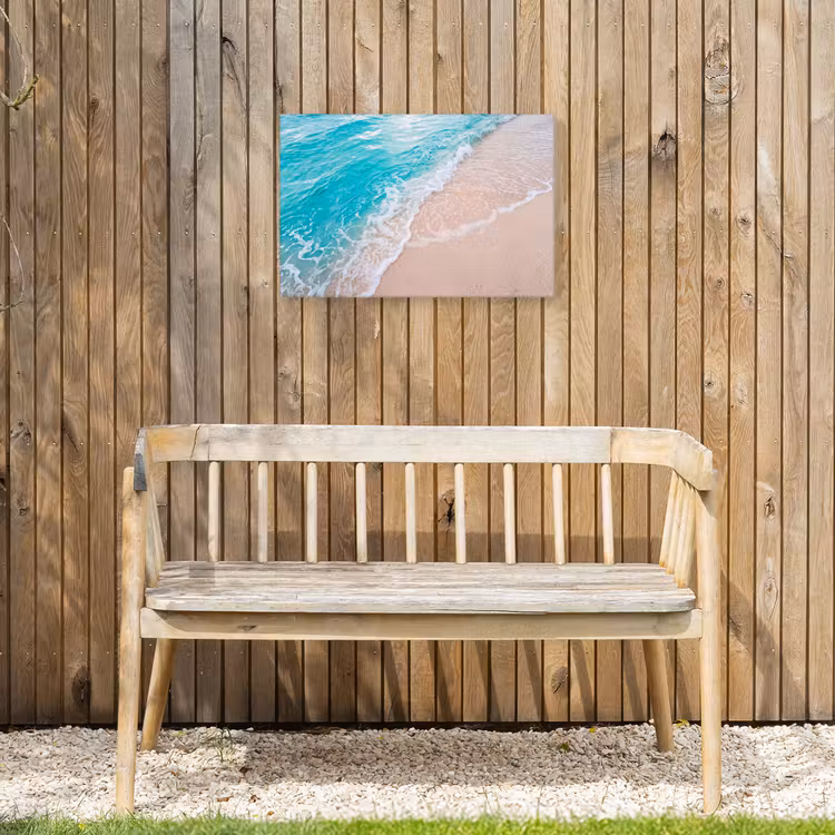 Buiten canvas - Strand - Zee - Golf - Natuur - Blauw — 3