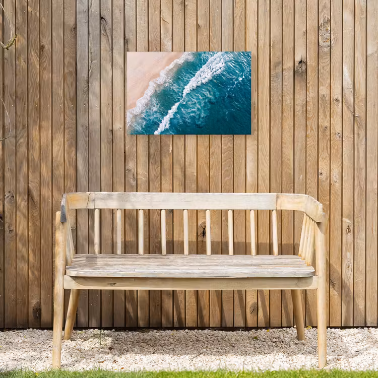 Buiten canvas - Zee - Strand - Golven - Natuur - Blauw — 3